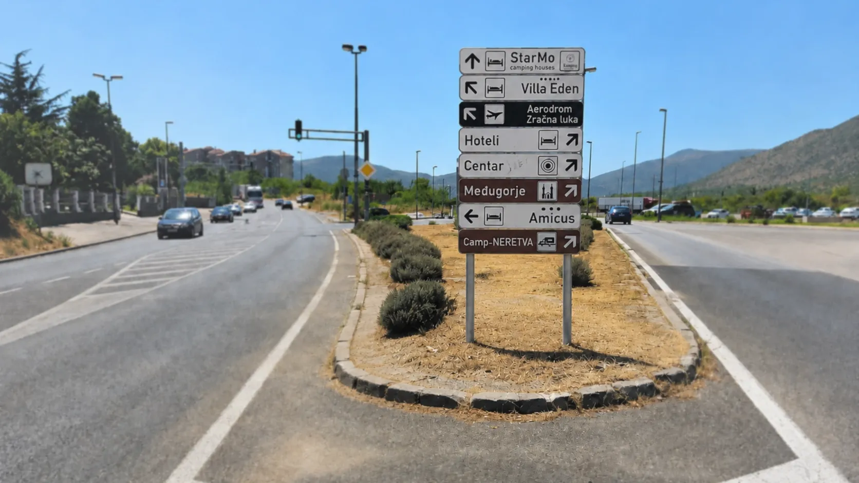 Centar Mostara i Stari most